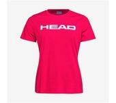 Camiseta de tenis head club basics mujer rosa