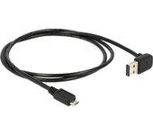 Cable USB DELOCK USB A/Micro-USB B 1 m Macho/Macho Negro