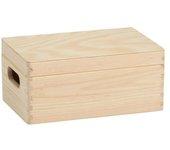 Zeller Present Caja de madera (L x An x Al: 30 x 20 x 14 cm, Pino)