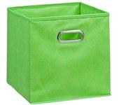 Zeller Present Caja plegable Tela (32 x 32 x 32 cm, Verde)