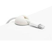 Organizador cables cabledrop mini blanco