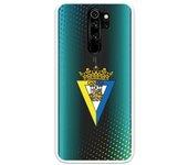 Funda para Xiaomi Redmi Note 8 Pro del Cádiz Escudo Transparente - Licencia Oficial