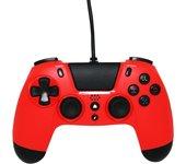 Gioteck VX4 Mando con Cable Rojo para PS4/PC