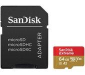 Tarjeta Micro SD SanDisk Extreme 64 GB