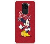 Funda Oficial Clásicos de Disney Minnie Mad About para Xiaomi Redmi Note 9