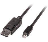 Mini dp to dp cable, negro 3m