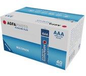 Agfaphoto LR03 Pilas Alcalinas Plus Micro AAA 1.5 V 40 Unidades