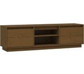 Mueble De Tv VIDAXL Marrón Madera (140x35x40 cm)