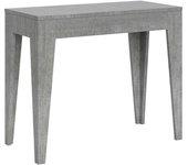 Consola extensible 90x42/198 cm Isolde Small Concrete