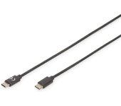 Digitus Cable de Conexión USB-C 1m Negro