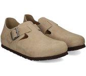 Birkenstock Zuecos Mujer - Beige Talla 41