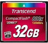 Transcend TS32GCF800 32GB CompactFlash memoria fla