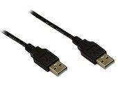 Cable USB ALCASA (USB - 3 m - Negro)