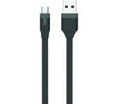 Muvit Cable MicroUSB a USB 2.4A 1m Negro