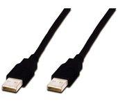 Digitus Cable USB 2.0 AM/AM 1.8m Negro