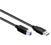 Cable USB ALCASA (USB - 5 m - Negro)