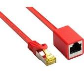 Alcasa 8070VR-005R cable de red 0,5 m Cat7 S/FTP (S-STP) Rojo