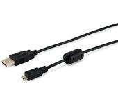 Equip USB A/micro-USB B 2.0 1.0m cable USB 1 m Negro