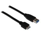 Alcasa USB 3.0 A/USB 3.0 Micro B, 2m cable USB USB A Micro-USB B Negro