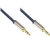 Alcasa GC-M0043 cable de audio 5 m 3,5mm Azul