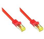 Cable de Red ALCASA (RJ45 - 25 cm - Rojo)