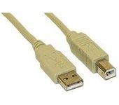 Cable USB INLINE (USB - 3 m - Beige)