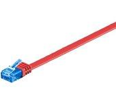 Goobay CAT6a U/UTP 5m cable de red U/UTP (UTP) Rojo