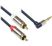 Cable de Audio ALCASA (1 m - Azul)