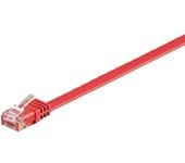 Goobay 96418 cable de red 3 m Cat6 U/UTP (UTP) Rojo