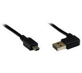 Cable USB ALCASA (USB - 2 m - Negro)