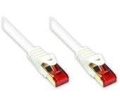 Cable de Red ALCASA (RJ45 - 25 m - Blanco)