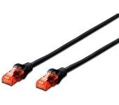 Cable de Red DIGITUS (RJ45 - 3 m - Negro)