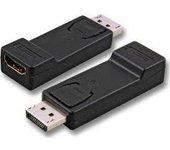 EFB Elektronik DisplayPort - HDMI, M/F Negro