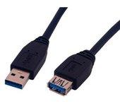 MCL MC923AMF-1M/N cable USB USB A Negro