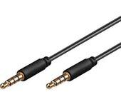 Cable de Audio GOOBAY (2 m - Negro)