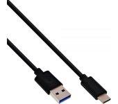 Cable USB INLINE USB C/USB A 1.5 m Macho/Macho Negro