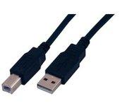 MCL 2m USB2.0 A/B cable USB USB A USB B Negro