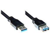 Cable USB ALCASA (USB - 1 m - Negro)