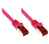 Cable de Red ALCASA (RJ45 - 50 cm - Rosa)