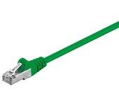 Goobay CAT 5e, 10m cable de red Cat5e SF/UTP (S-FTP) Verde