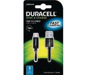 Cable DURACELL USB5031A (USB - USB-C - 1m - Negro)