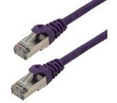 MCL 2m Cat6a S/FTP cable de red S/FTP (S-STP) Violeta