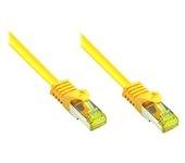 Alcasa 0.15m Cat7 RJ-45 cable de red 0,15 m S/FTP (S-STP) Amarillo