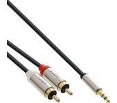 Cable de Audio INLINE (50 cm - Negro)