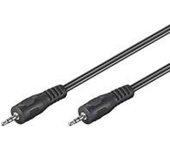 51659 cable de audio 2,5 m 3,5mm Negro