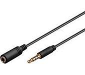 Cable de Audio GOOBAY (50 cm - Negro)