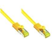 Alcasa 8070R-003Y cable de red 0,25 m Cat7 S/FTP (S-STP) Amarillo