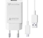 Cellularline Kit cargador de red MicroUSB 15W