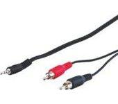 Cable Audio GOOBAY (Jack 3.5 mm - 15 m - Negro)