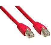 Cable de Red ALCASA (RJ45 - 50 cm - Rojo)